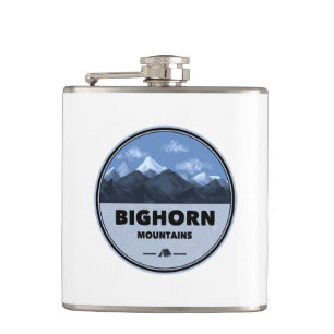Bighorn Mountains Wyoming Montana Camping Flask