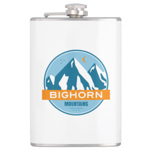 Bighorn Mountains Wyoming Montana Flask