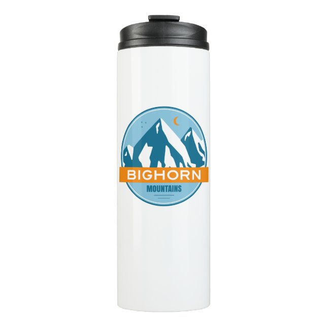Bighorn Mountains Wyoming Montana Thermal Tumbler (Front)
