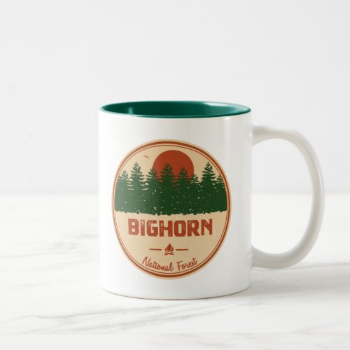 Bighorn National Forest Two_Tone Coffee Mug