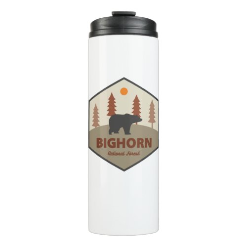 Bighorn National Forest Wyoming Bear Thermal Tumbler