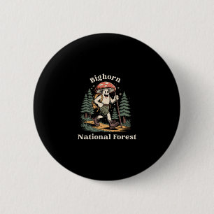 Bighorn National Forest Wyoming Hiking Mushroom Va Button