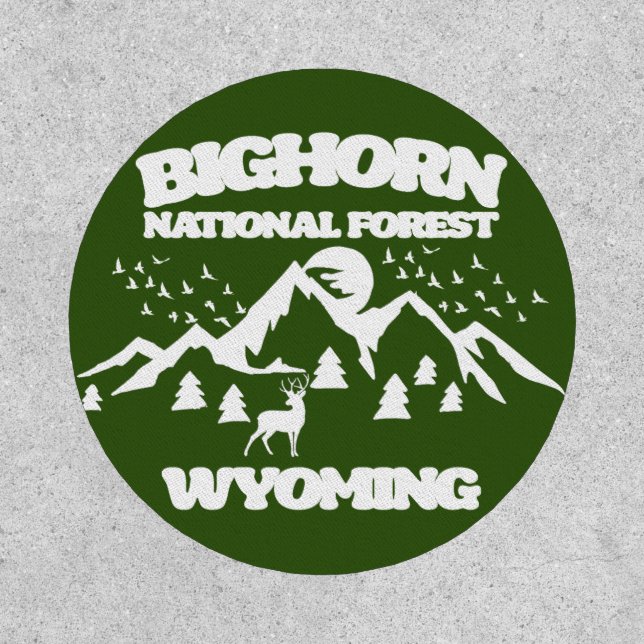 Bighorn National Forest Wyoming Patch (Front)