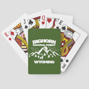 Bighorn National Forest Wyoming Poker Cards