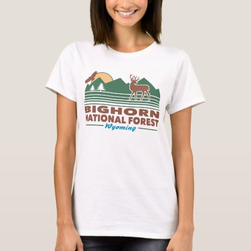 Bighorn National Forest Wyoming T_Shirt