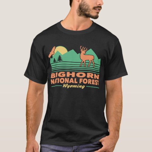 Bighorn National Forest Wyoming T_Shirt