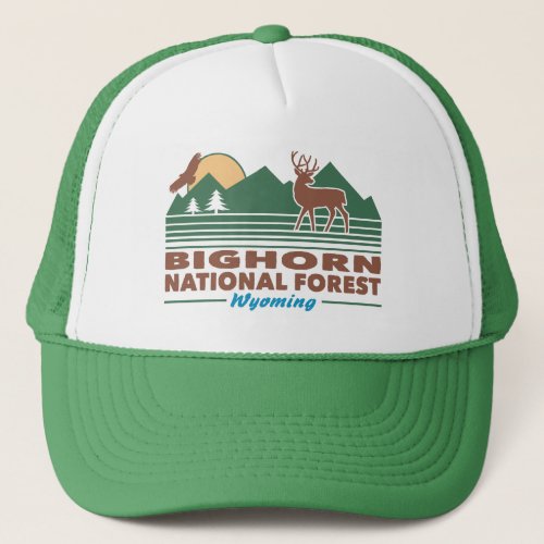 Bighorn National Forest Wyoming Trucker Hat