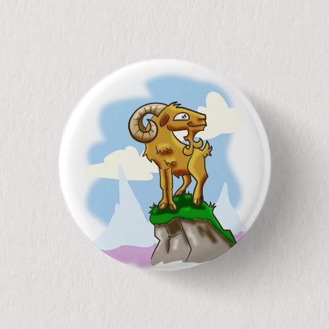 Bighorn Ram Button (Front)