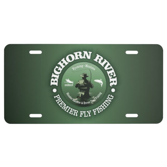 Bighorn River (FF) License Plate (Front)