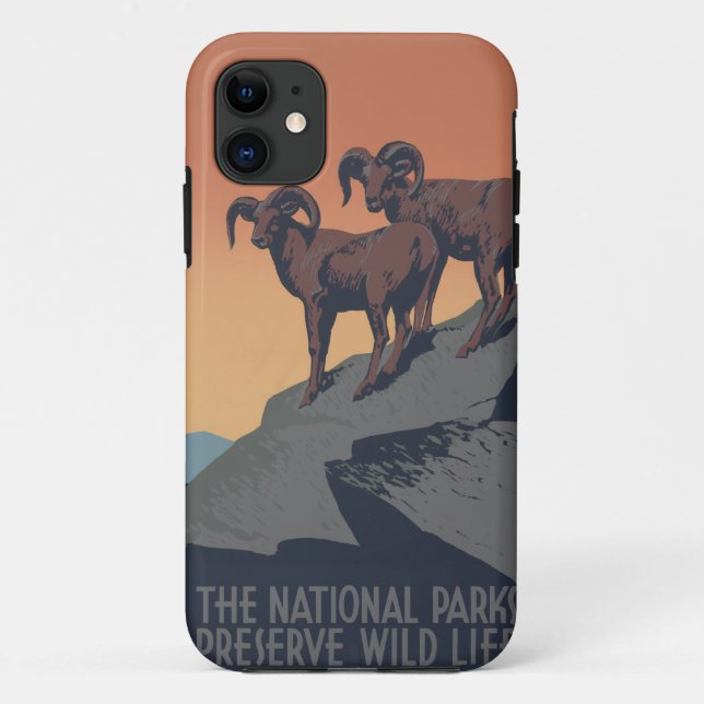 Bighorn Sheep American West Wildlife Case-Mate iPhone Case (Back)