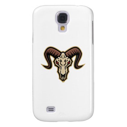 Bighorn Sheep Skull Mascot Galaxy S4 Case