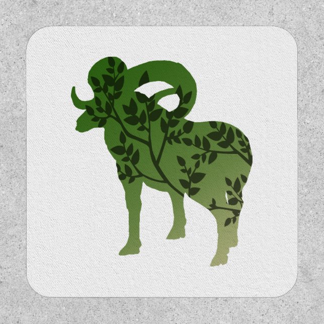 Bighorn Sheep Tree Patch (Front)