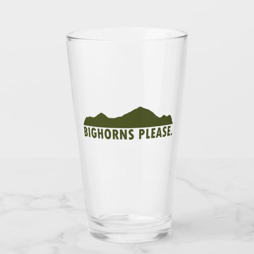 Bighorns Please Glass