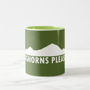 Bighorns Please Two-Tone Coffee Mug