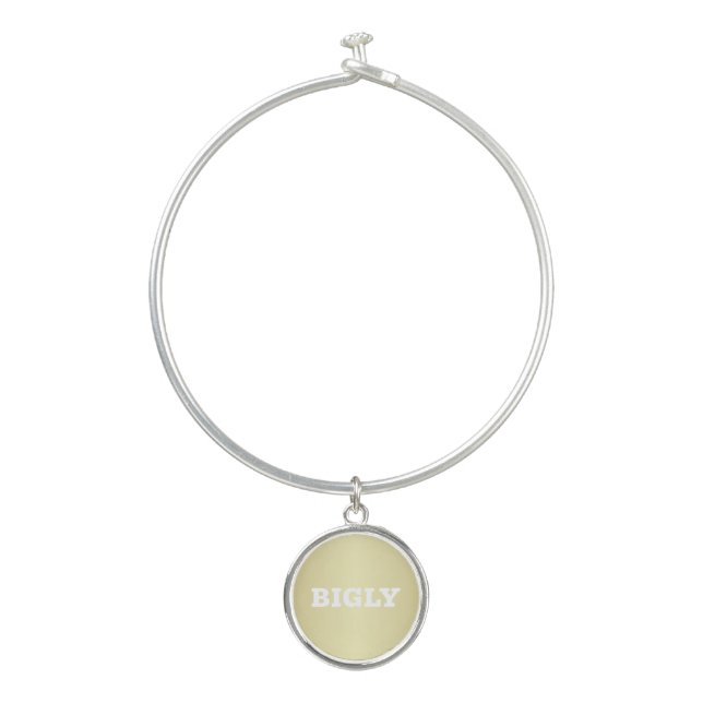 BIGLY BANGLE BRACELET  (Front)