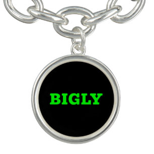 BIGLY CHARM BRACELET - GREEN
