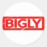 Bigly Stamp Classic Round Sticker