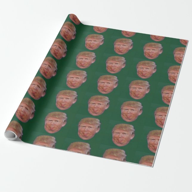 Bigly Trumped-up Wrapping Paper (Unrolled)