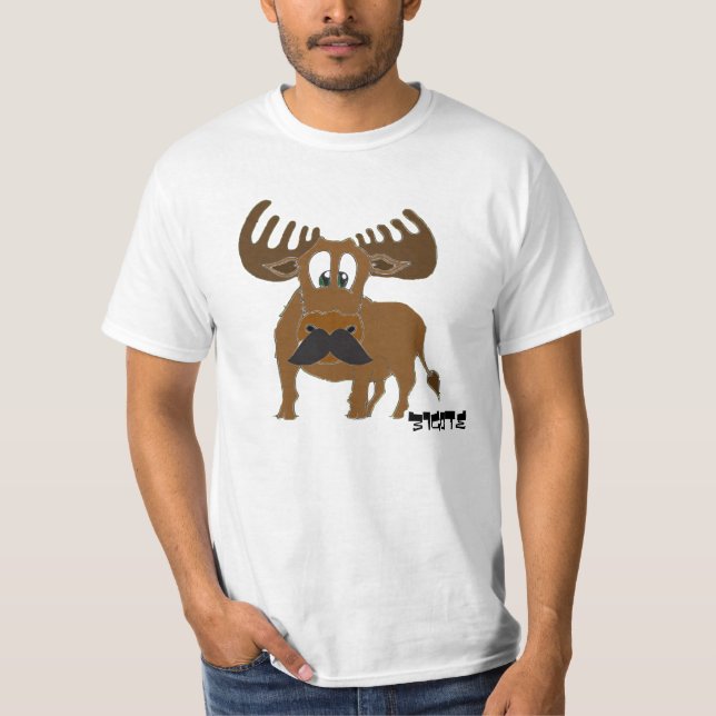 Bigote moose T-Shirt (Front)