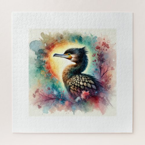 Bigu vbora cormorant 150624AREF126 _ Watercolor Jigsaw Puzzle