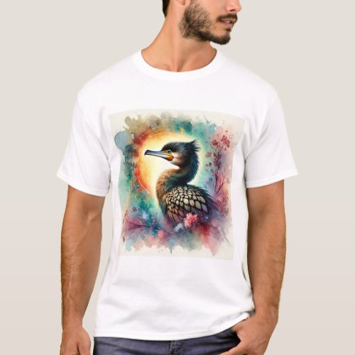 Bigu vbora cormorant 150624AREF126 _ Watercolor T_Shirt