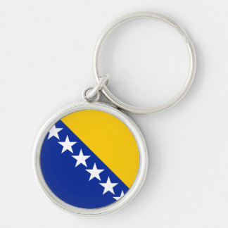 BiH Flag Coaster Keychain