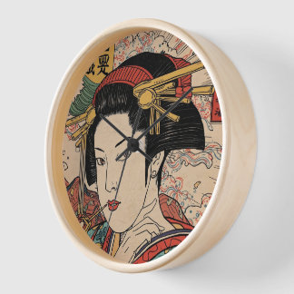 Bijinga Avant-garde Edo emaki Clock