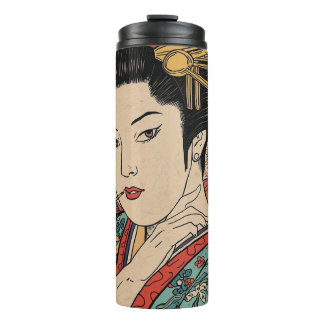 Bijinga Avant-garde Edo emaki Thermal Tumbler