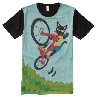 Bike action All-Over-Print shirt