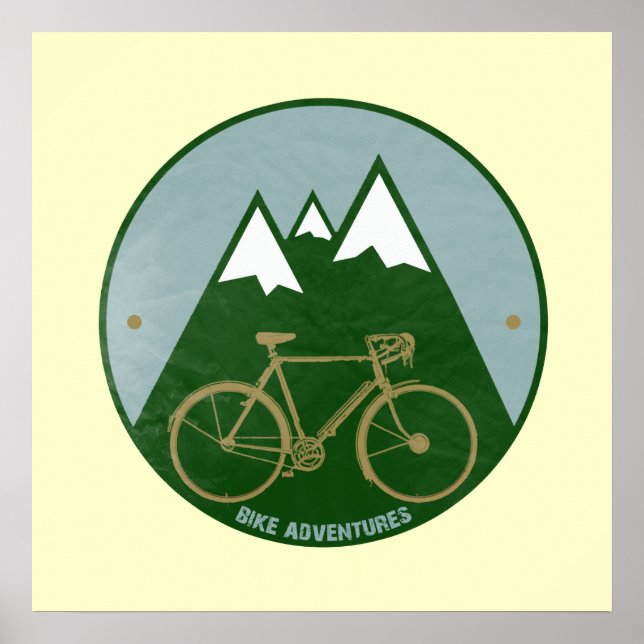 bike adventures print for walls (Front)