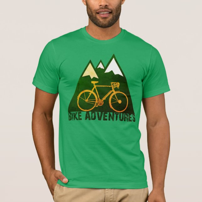 bike adventures T-Shirt (Front)