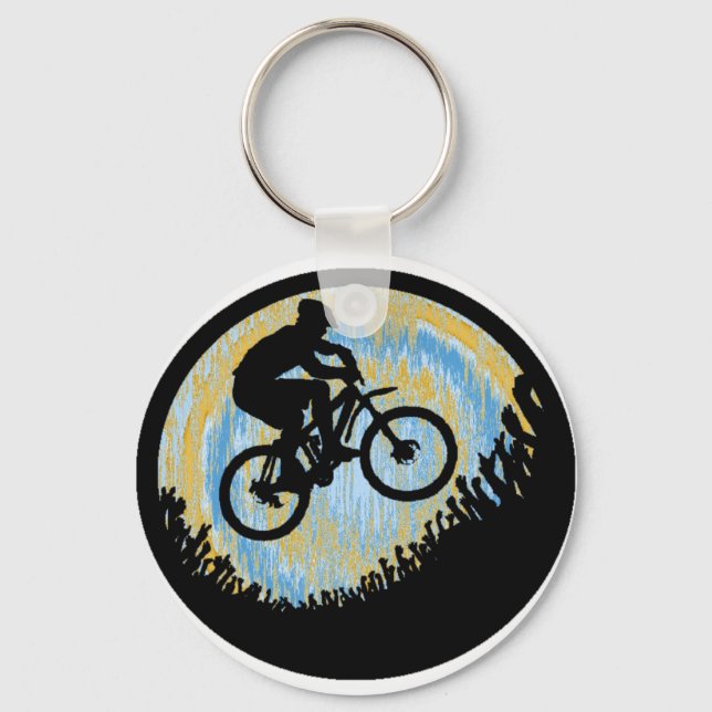 Bike Alpine Ascent Keychain (Front)