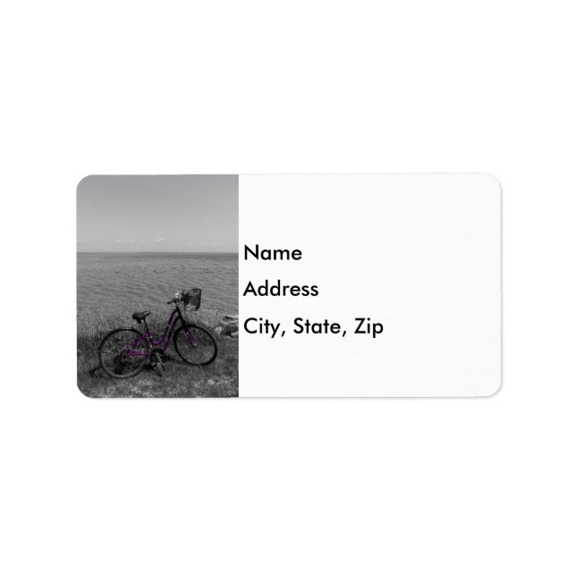 Bike At Mackinac Select Color Address Label (Front)