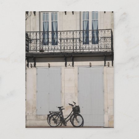 Bike At Rest - La Rochelle Postcard