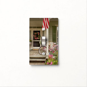 Bike - Belvidere, NJ - A bike in the country Light Switch Cover