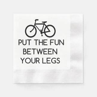 Bike Between Legs Napkins