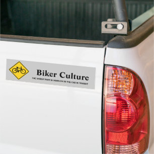 bike , bicycle ; biking / cycling bumper sticker