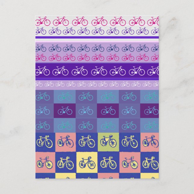 bike , bicycle ; biking / cycling postcard (Front)