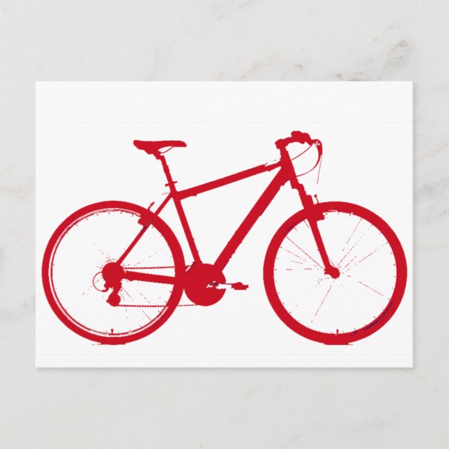bike , bicycle ; biking / cycling postcard (Front)