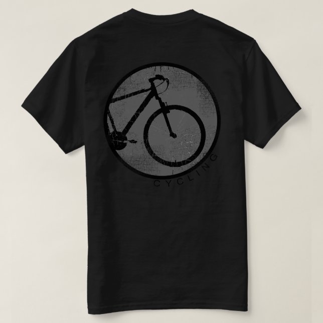 bike , bicycle ; biking / cycling T-Shirt (Design Back)