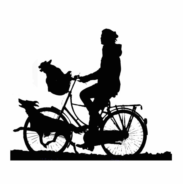 Bike, Bicycle, Cycle Biking Enjoy Inspirational Cutout (Front)