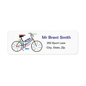 Bike, Bicycle, Cycle, Sport, Biking, Motivational Label