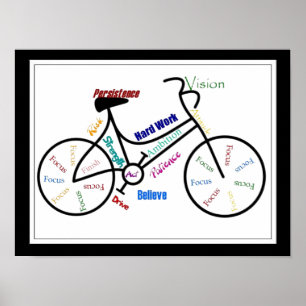 Bike, Bicycle, Cycle, Sport, Biking, Motivational Poster