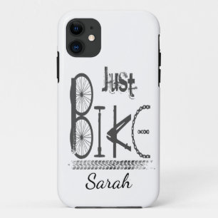Bike, Bicycle, Cycle, Sport Just Bike Quote iPhone 11 Case