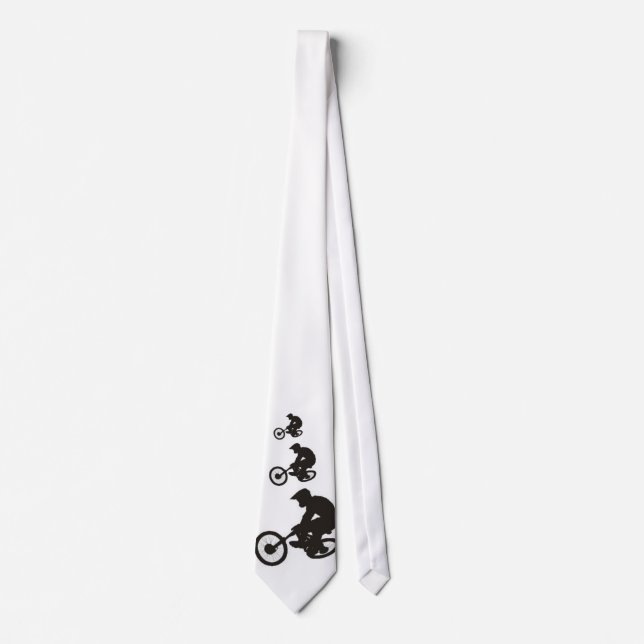bike, bike, bike neck tie (Front)