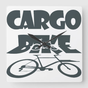 bike, bike, wheel square wall clock