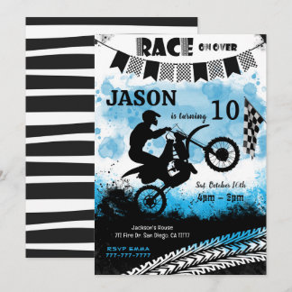 Bike Birthday Invitation 
