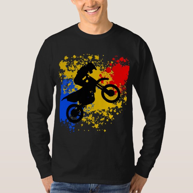 Bike Boy Dirt Bike Motocross MX Gift T-Shirt (Front)
