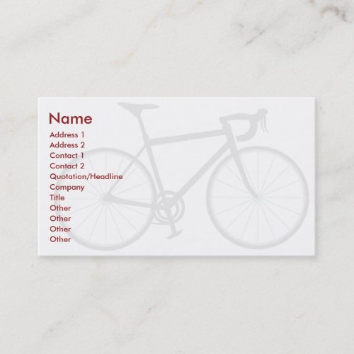 Bike - Business Business Cards