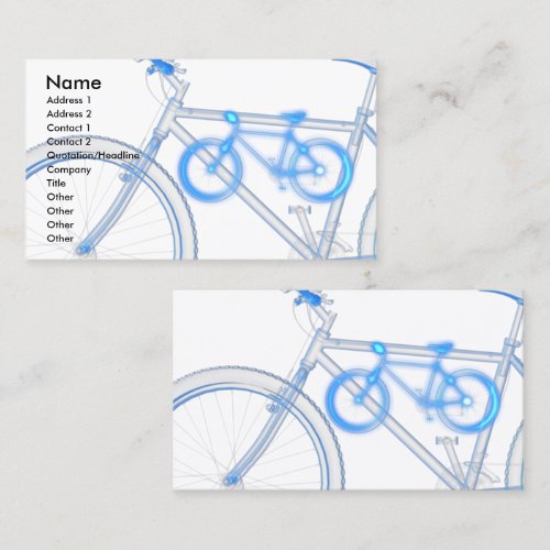 bike business cards